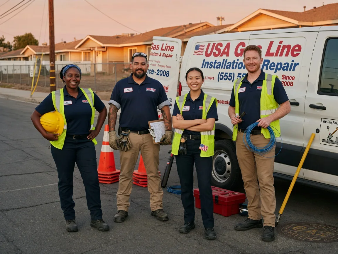 Gas Line Installation company in Maurice, LA